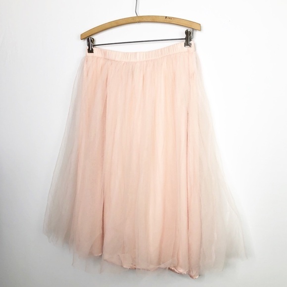 FOREVER 21 blush pink mesh skirt - Picture 9 of 12